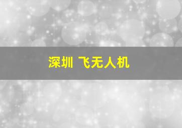 深圳 飞无人机